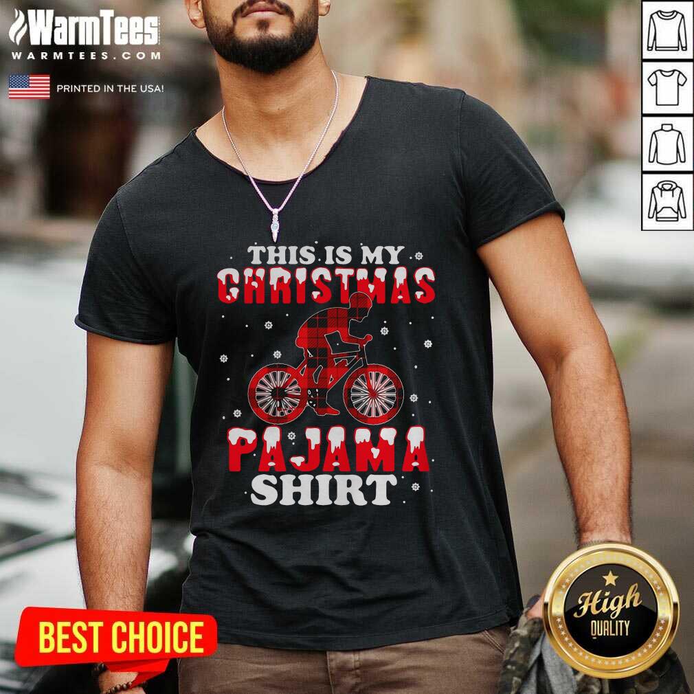 Perfect Mountain Biking This Is My Christmas Pajama Shirt