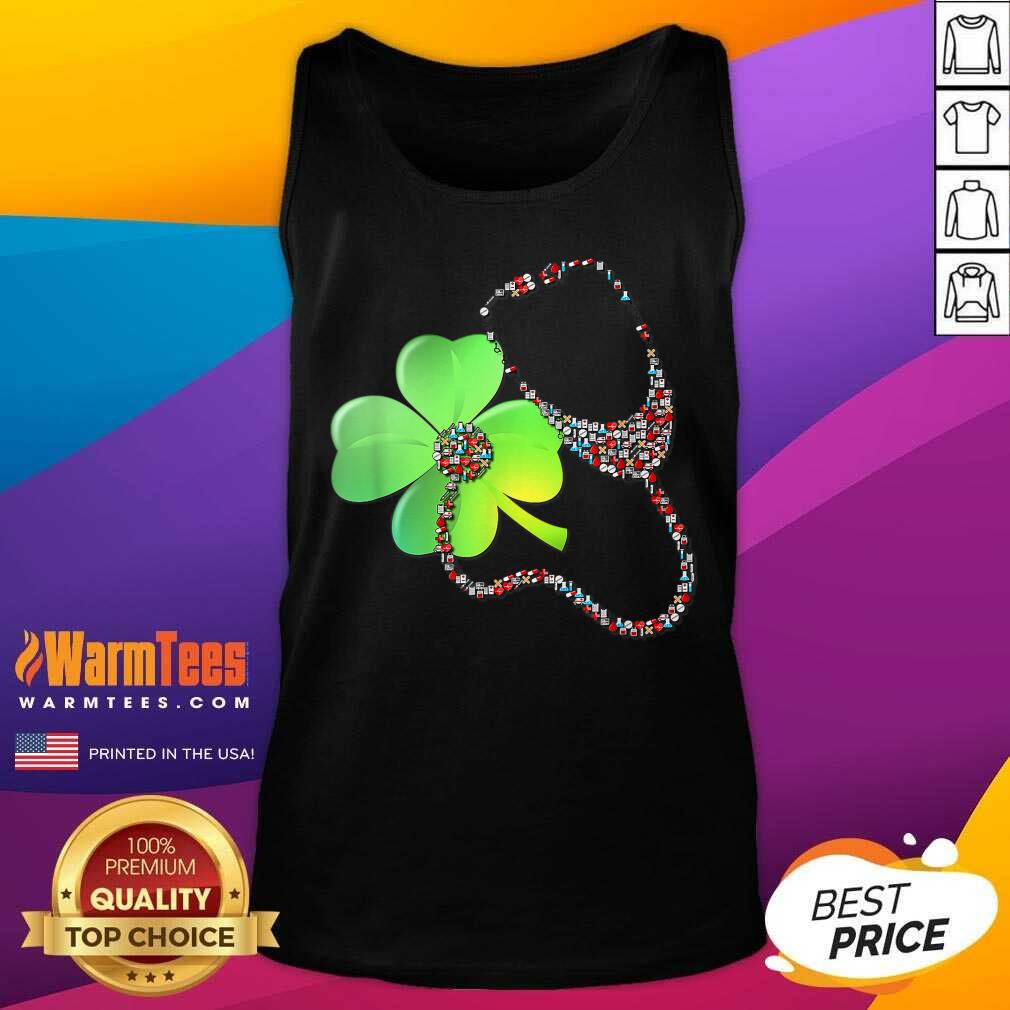 Perfect Nurse Stethoscope Shamrock St Patricks Day Shirt