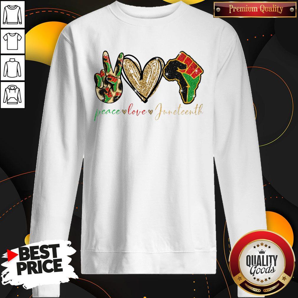 Perfect Peace Love Juneteenth Shirt