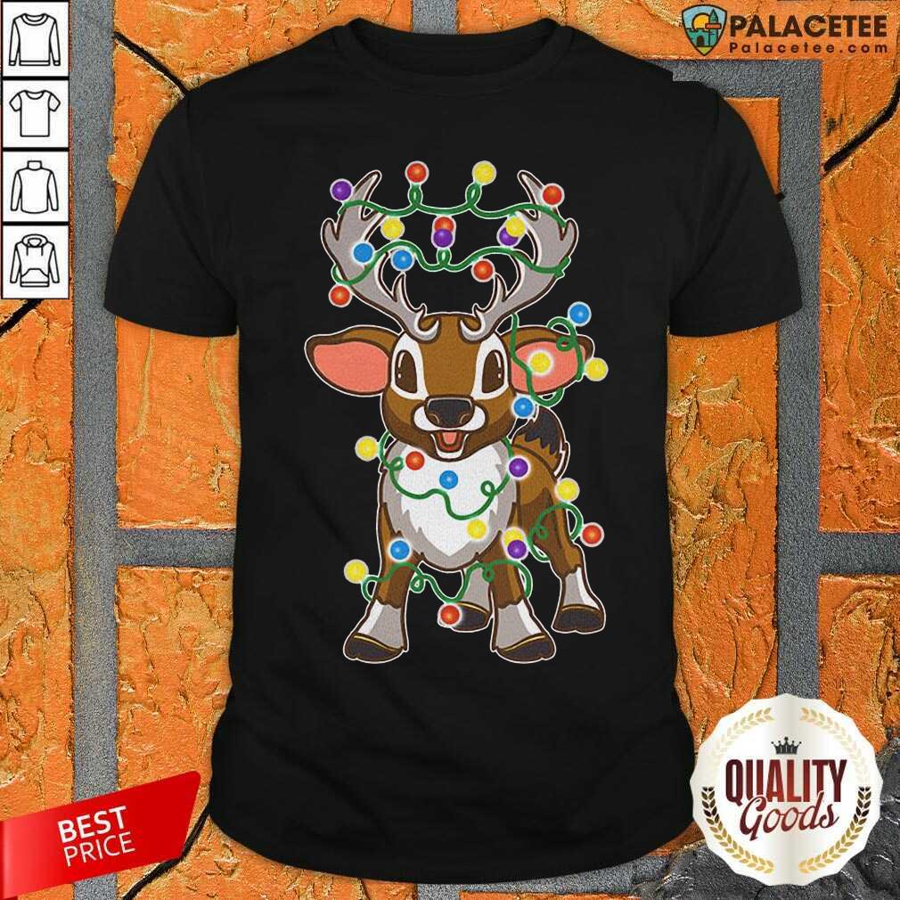 Perfect Reindeer Light Merry Christmas Shirt