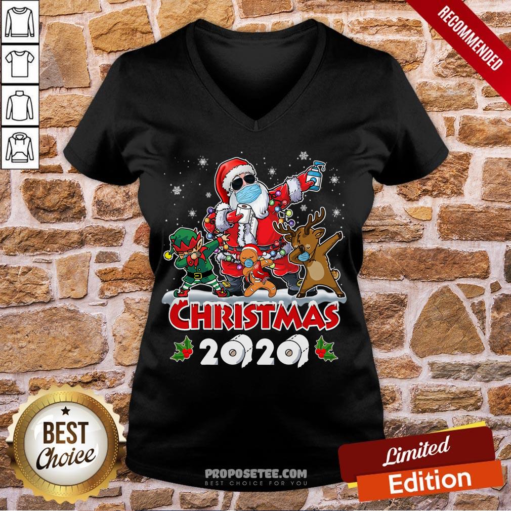 Perfect Santa And Friends Wearing Mask - New Christmas 2020 Shirt