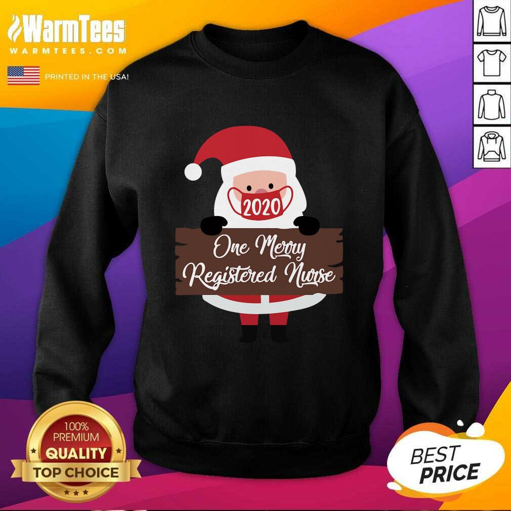Perfect Santa Claus Face Mask 2020 One Merry Rad Tech Christmas Shirt