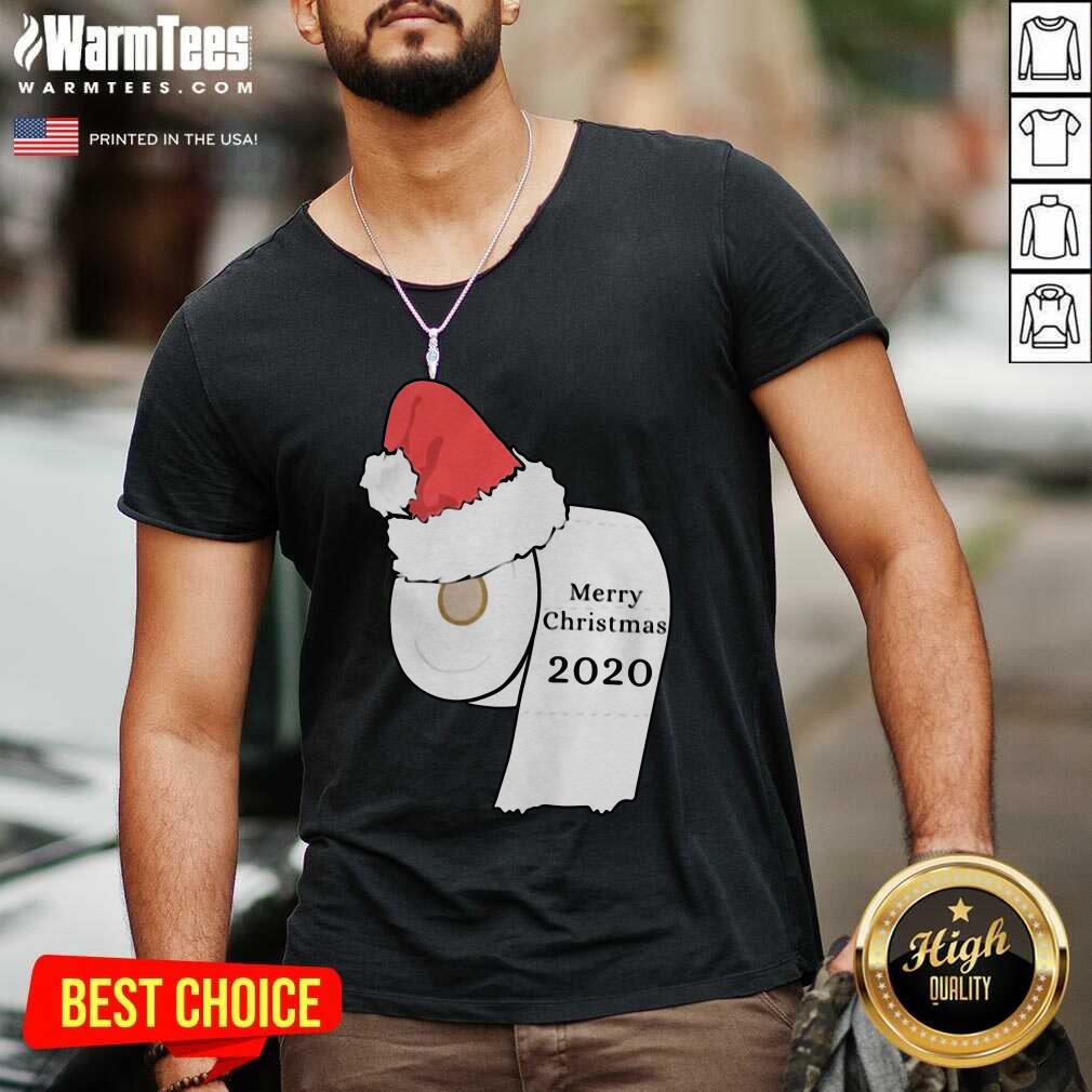Perfect Santa Hat Toilet Paper Merry Christmas 2020 Shirt