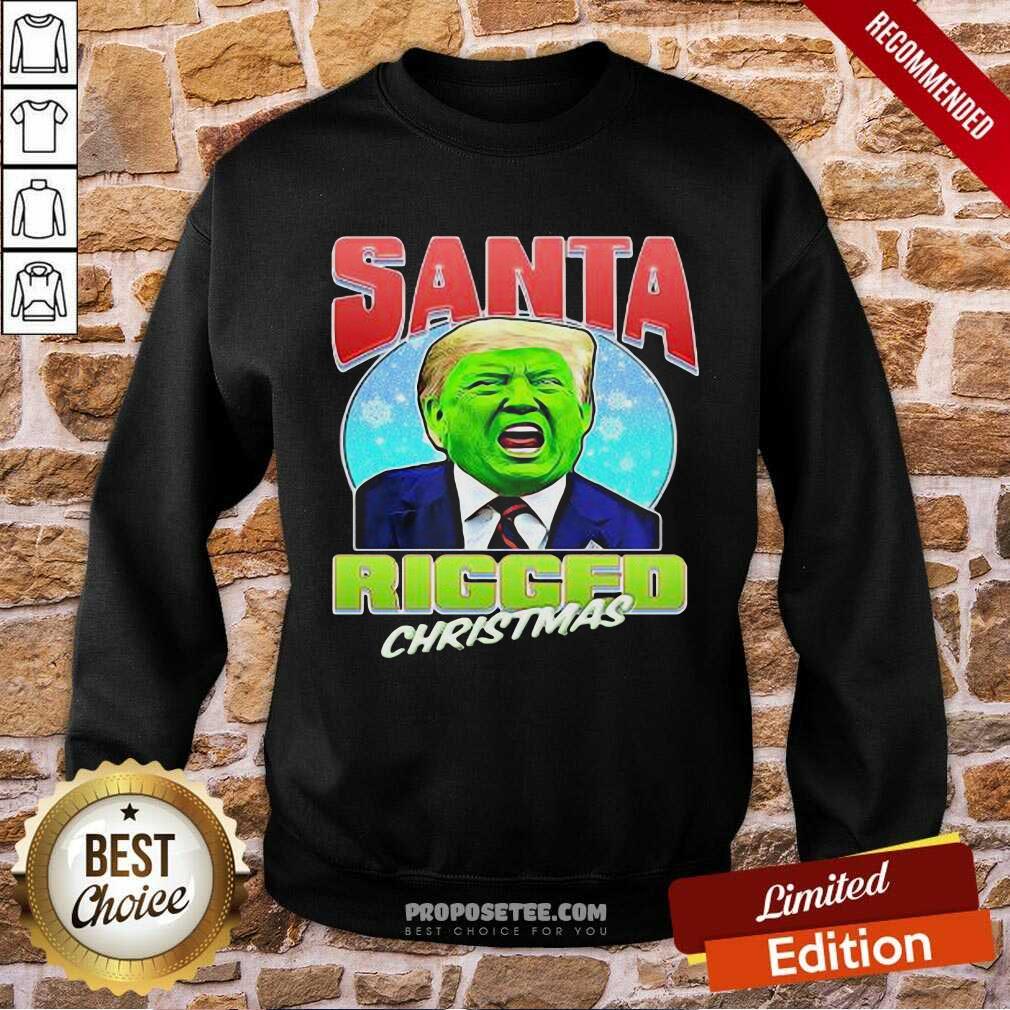 Perfect Santa Ricced Christmas Donald Trump Election Shirt