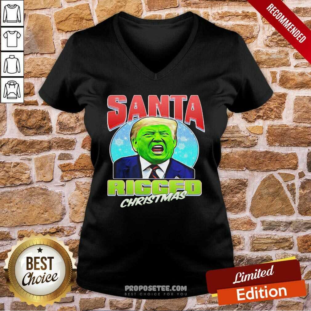 Perfect Santa Ricced Christmas Donald Trump Election Shirt