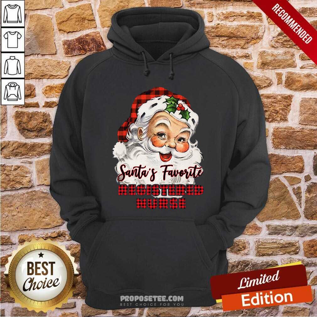 Perfect Santa’s Claus Favorite Registered Nurse Christmas 2020 Shirt