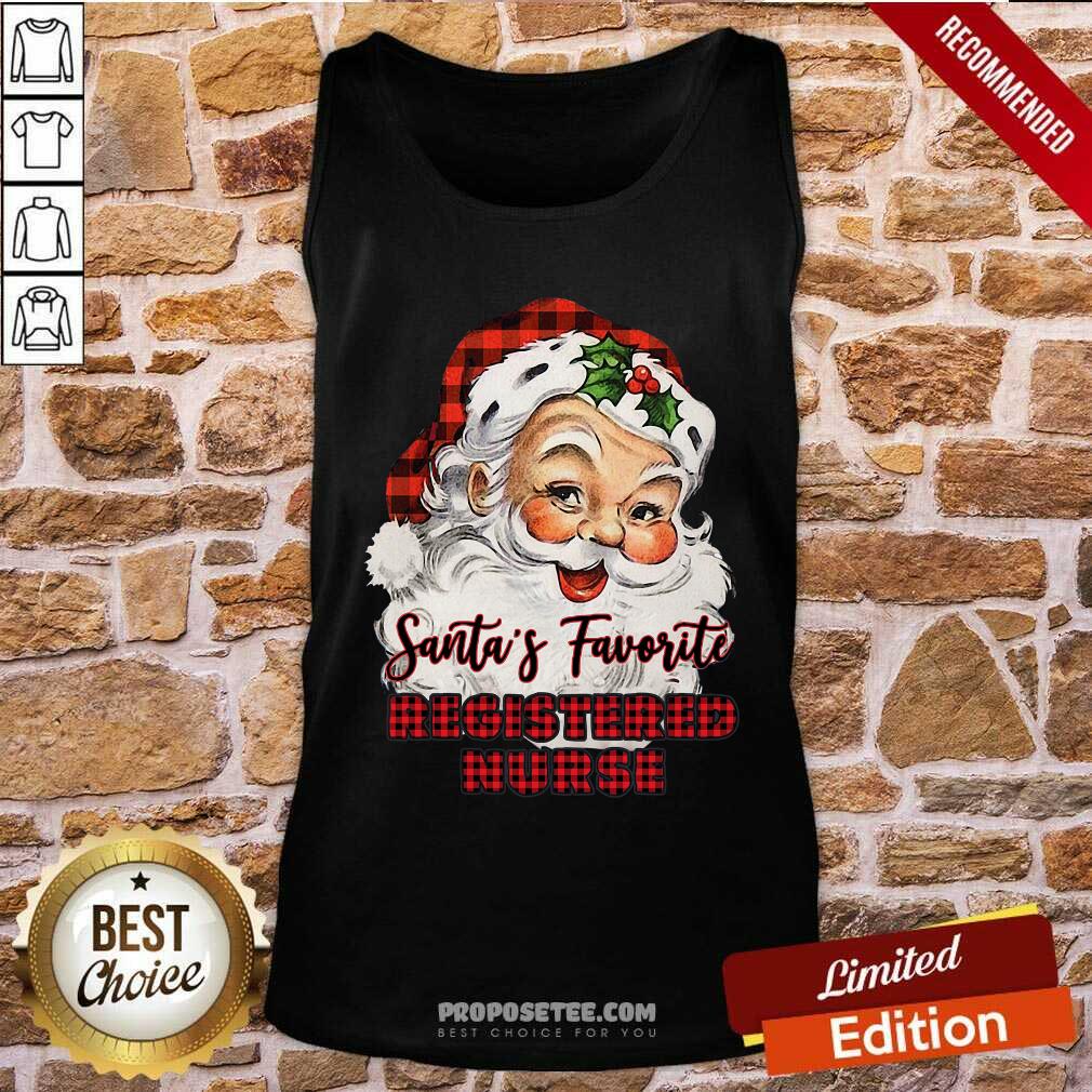 Perfect Santa’s Claus Favorite Registered Nurse Christmas 2020 Shirt
