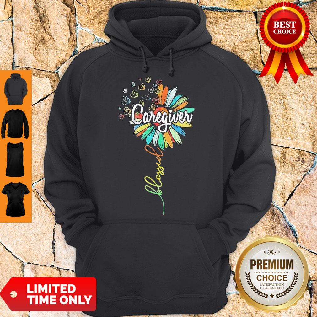 Perfect Sunflower Blessed Caregiver Shirt