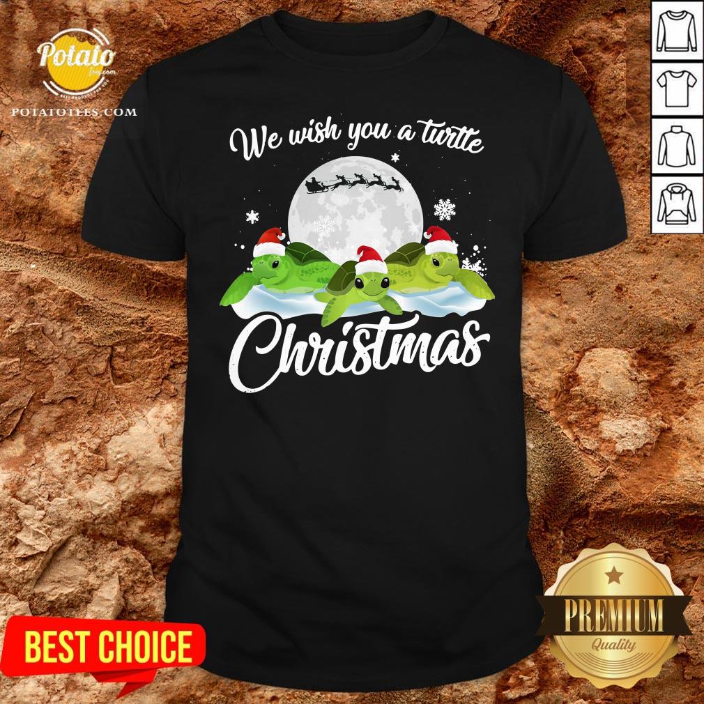Perfect We Wish You A Turtle Christmas Shirt