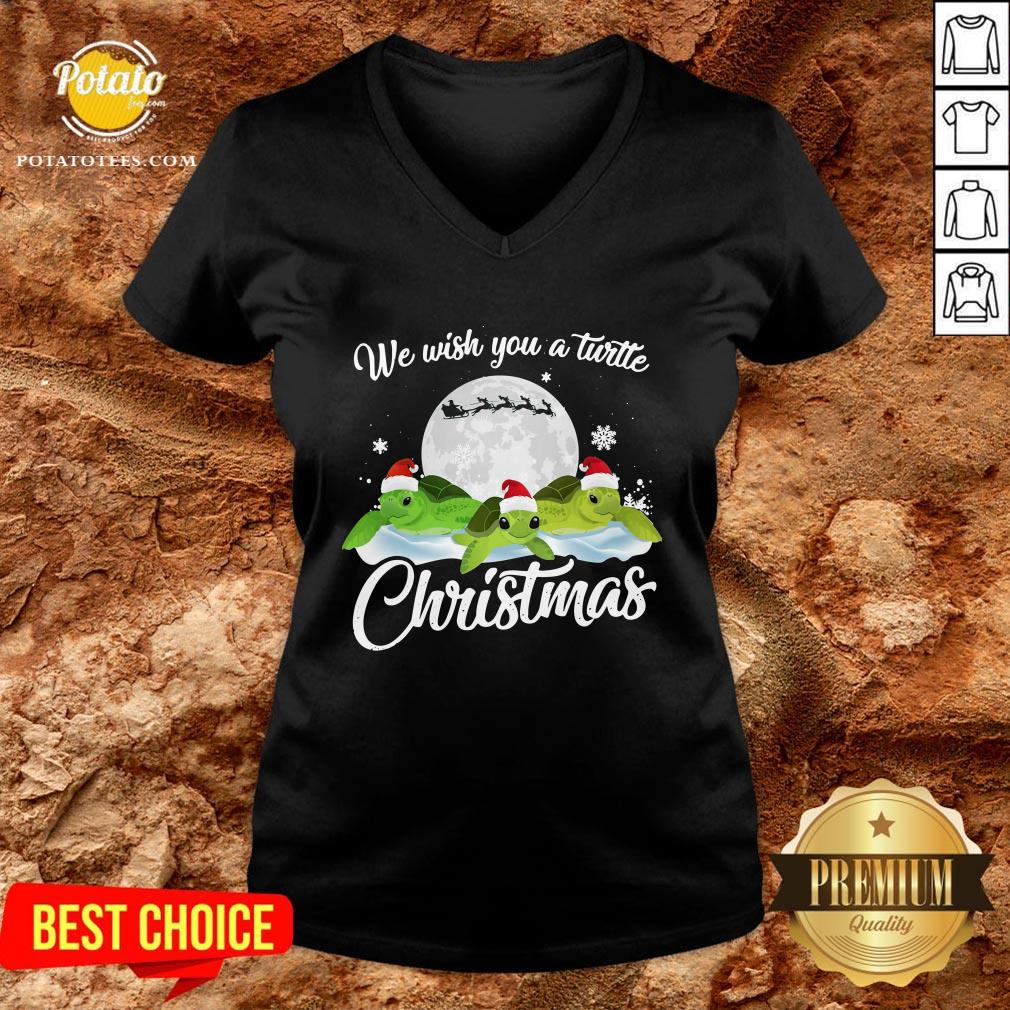 Perfect We Wish You A Turtle Christmas Shirt
