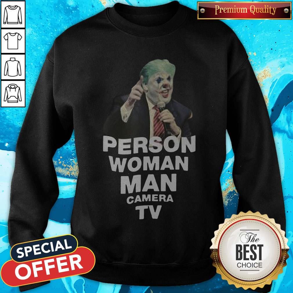 Person Woman Man Camera TV T-Shirt, Funny Trump, Funny President Shirts