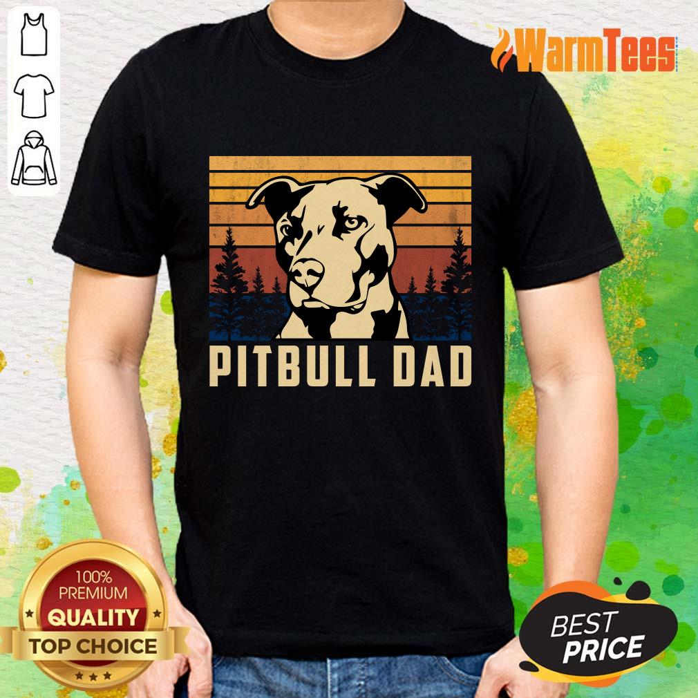Pitbull Dad Vintage Shirt