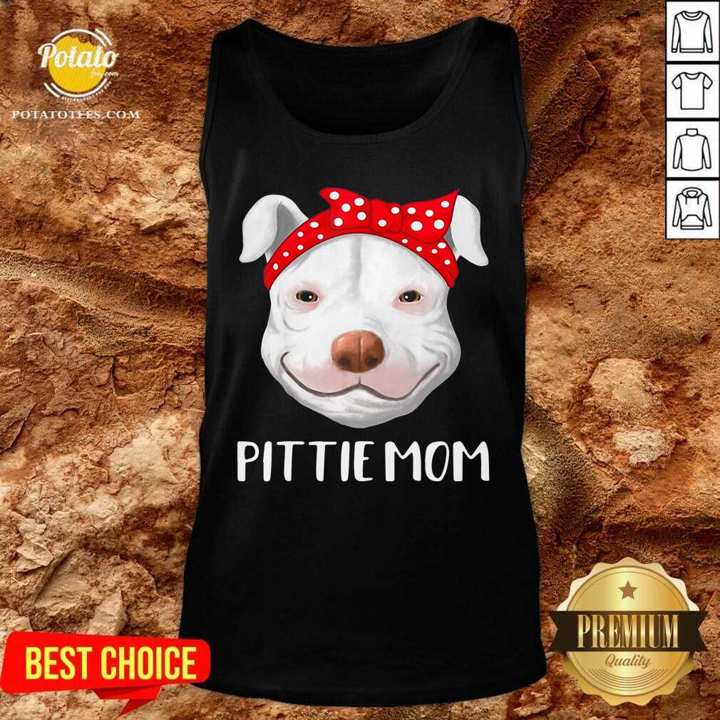 Pitbull Dog Lovers Pittie Mom Mothers Day Gift Shirt