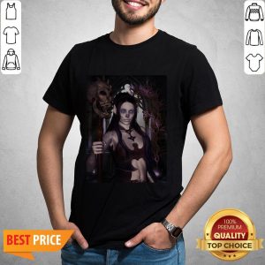 The Dark Princess With Skulls Day Of The Dead Dia De Los Muertos Shirt