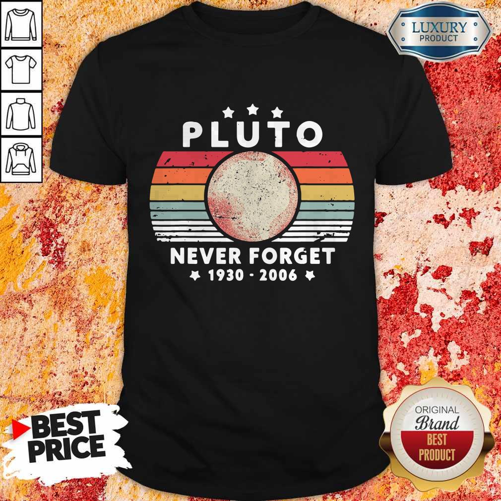 Pluto Never Forget 1930 2006 Vintage Shirt