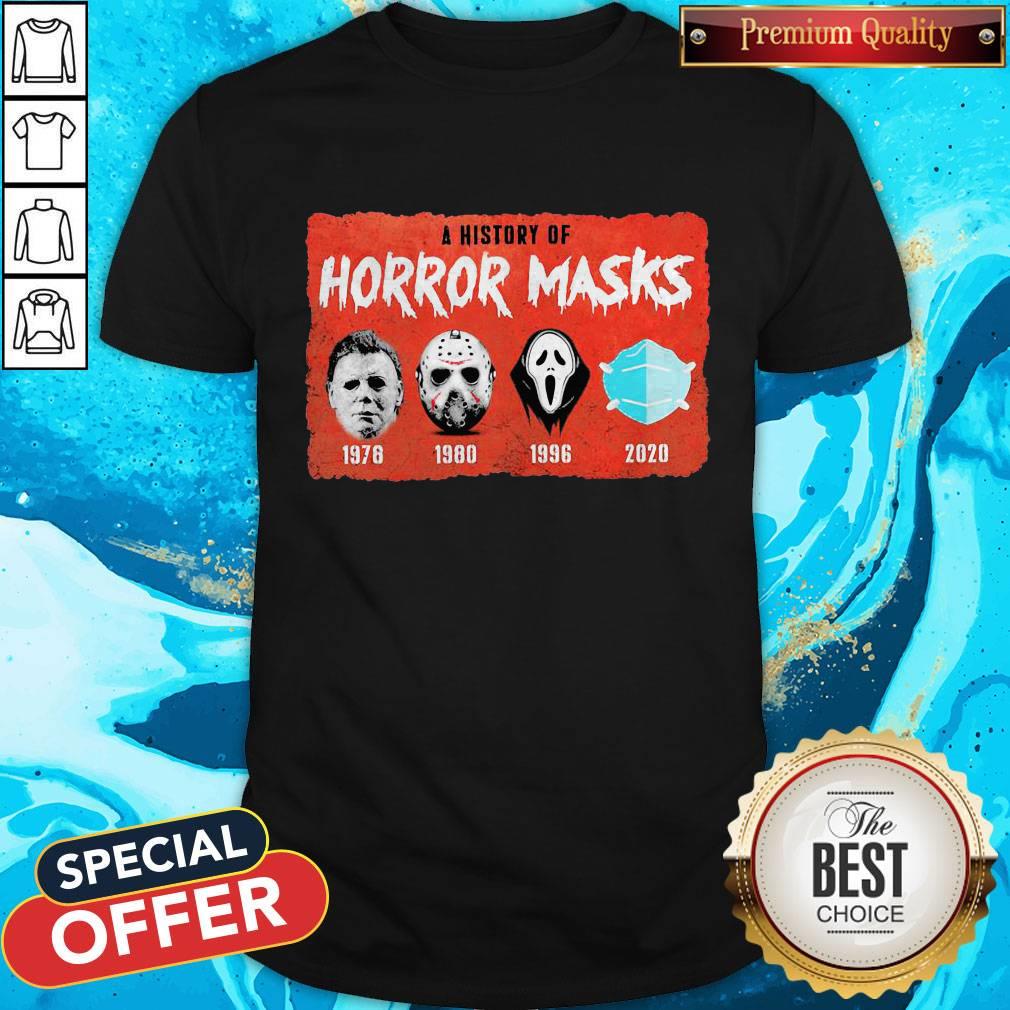 Premium A History Of Horror Masks Shirt