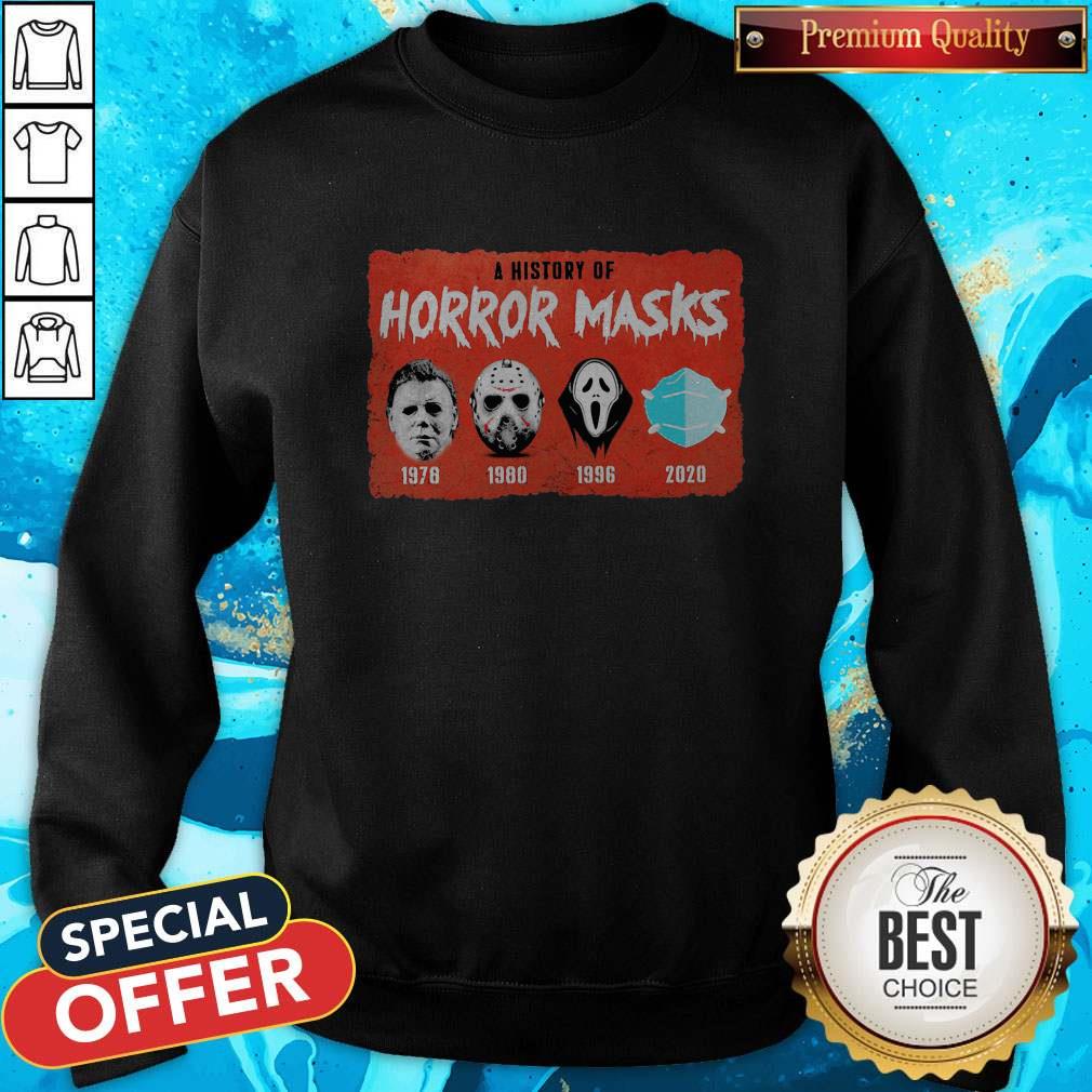 Premium A History Of Horror Masks Shirt