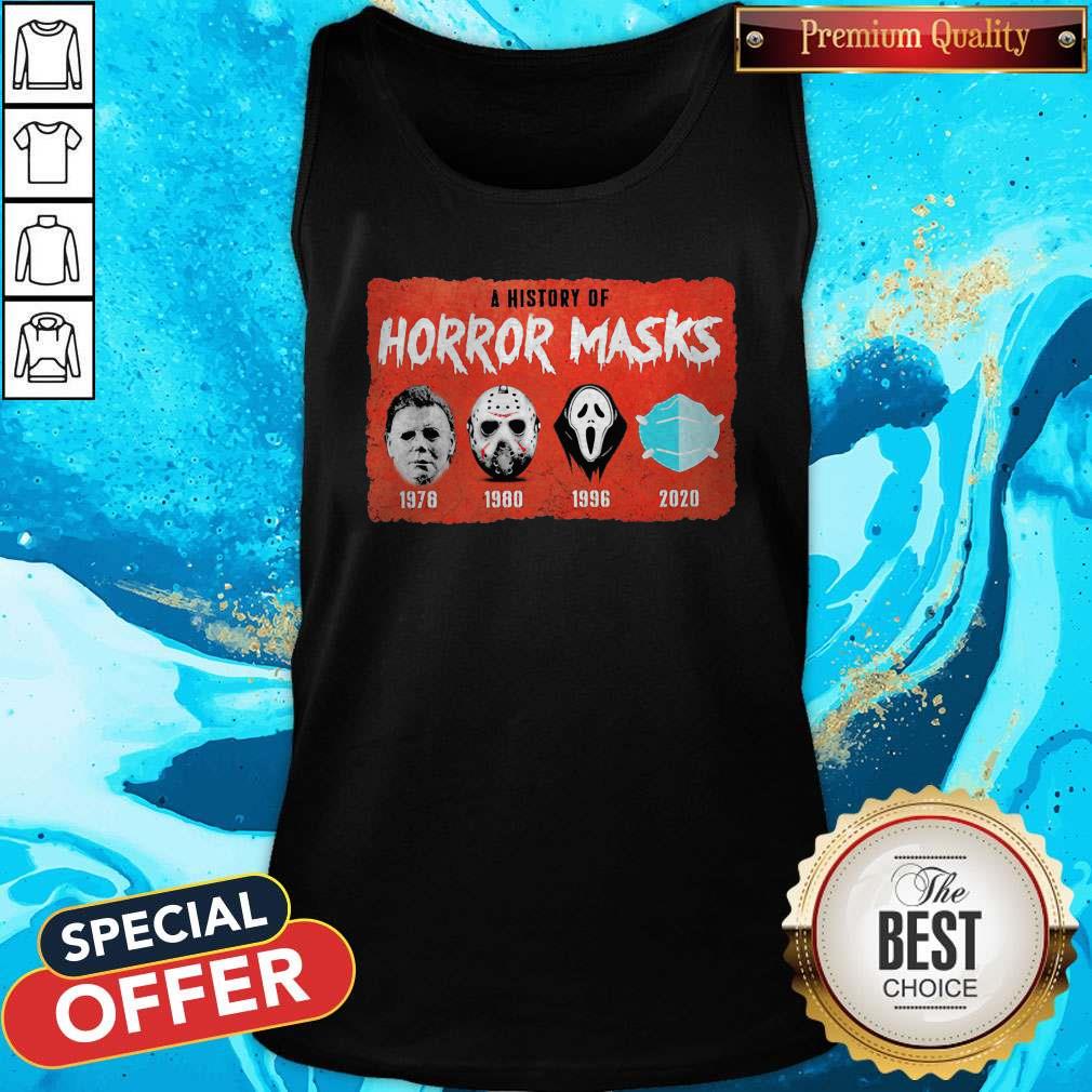 Premium A History Of Horror Masks Shirt