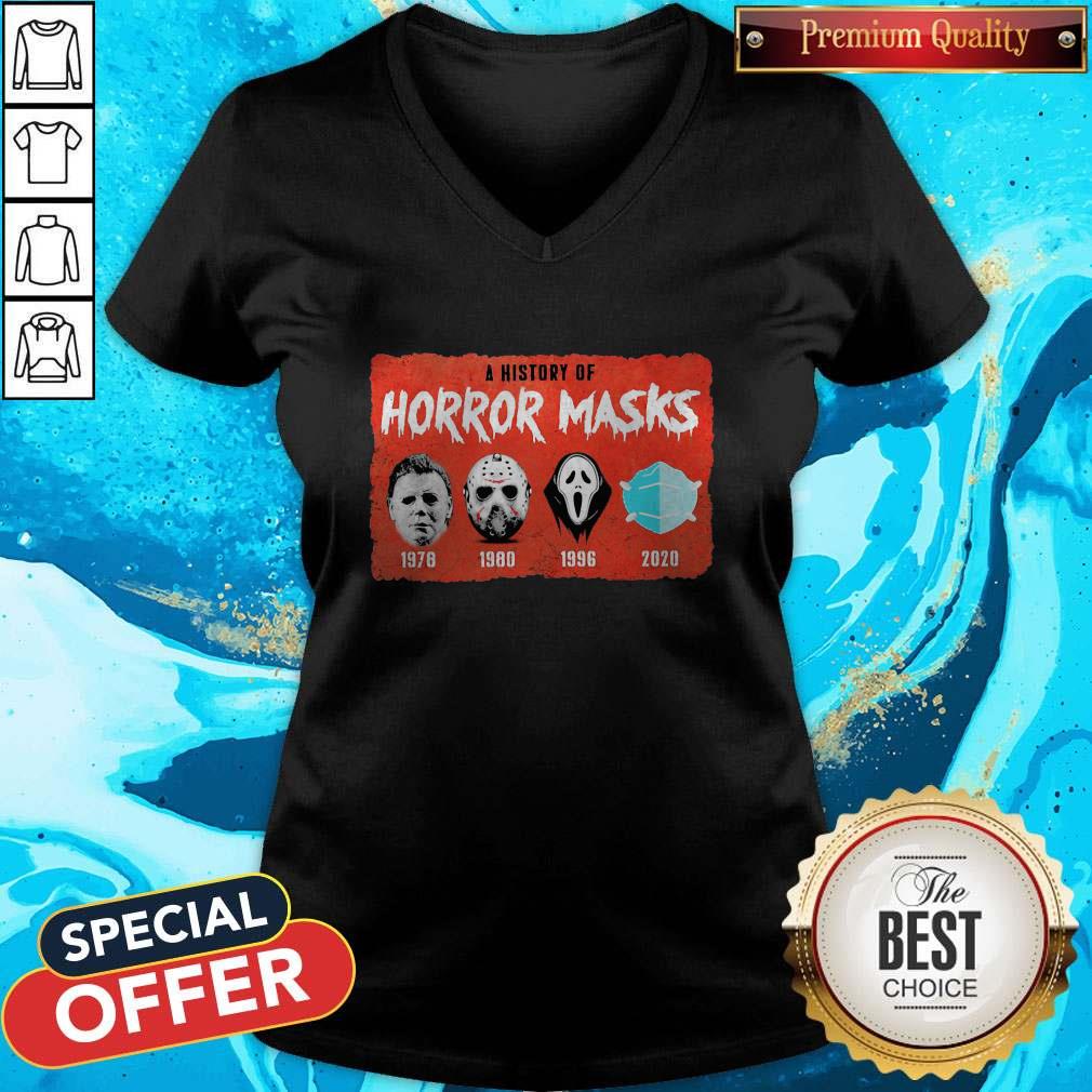 Premium A History Of Horror Masks Shirt
