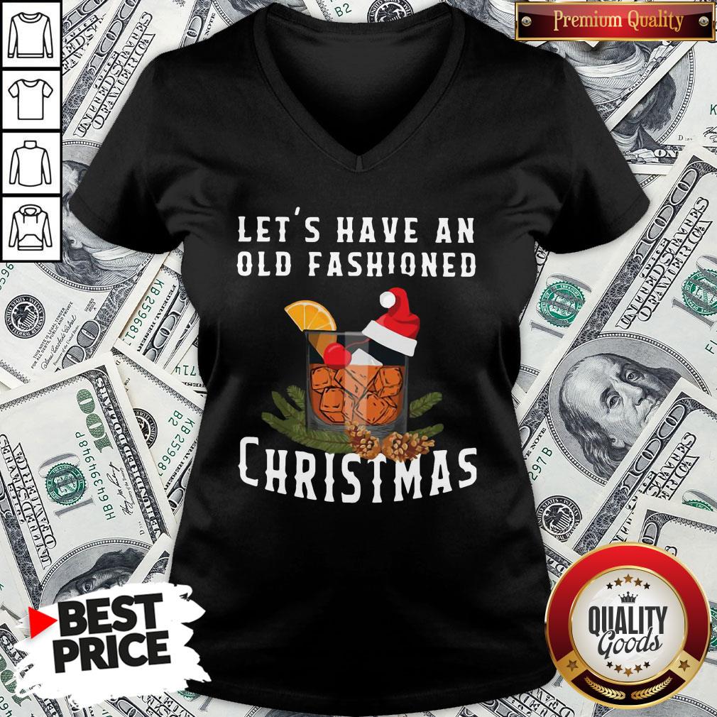 Premium Bourbon Let’s Have An Old Fashioned Christmas Shirt