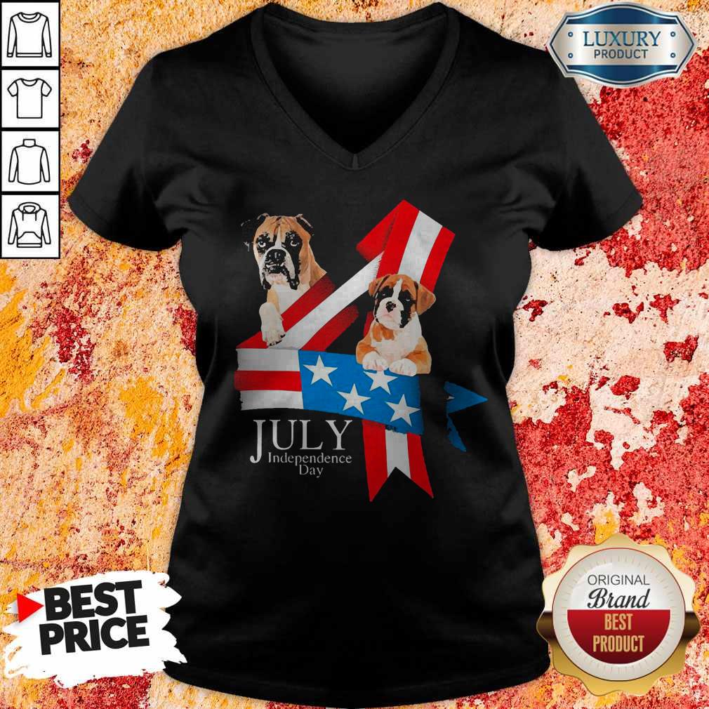 Premium Boxer Happy Independence Day T-Shirt