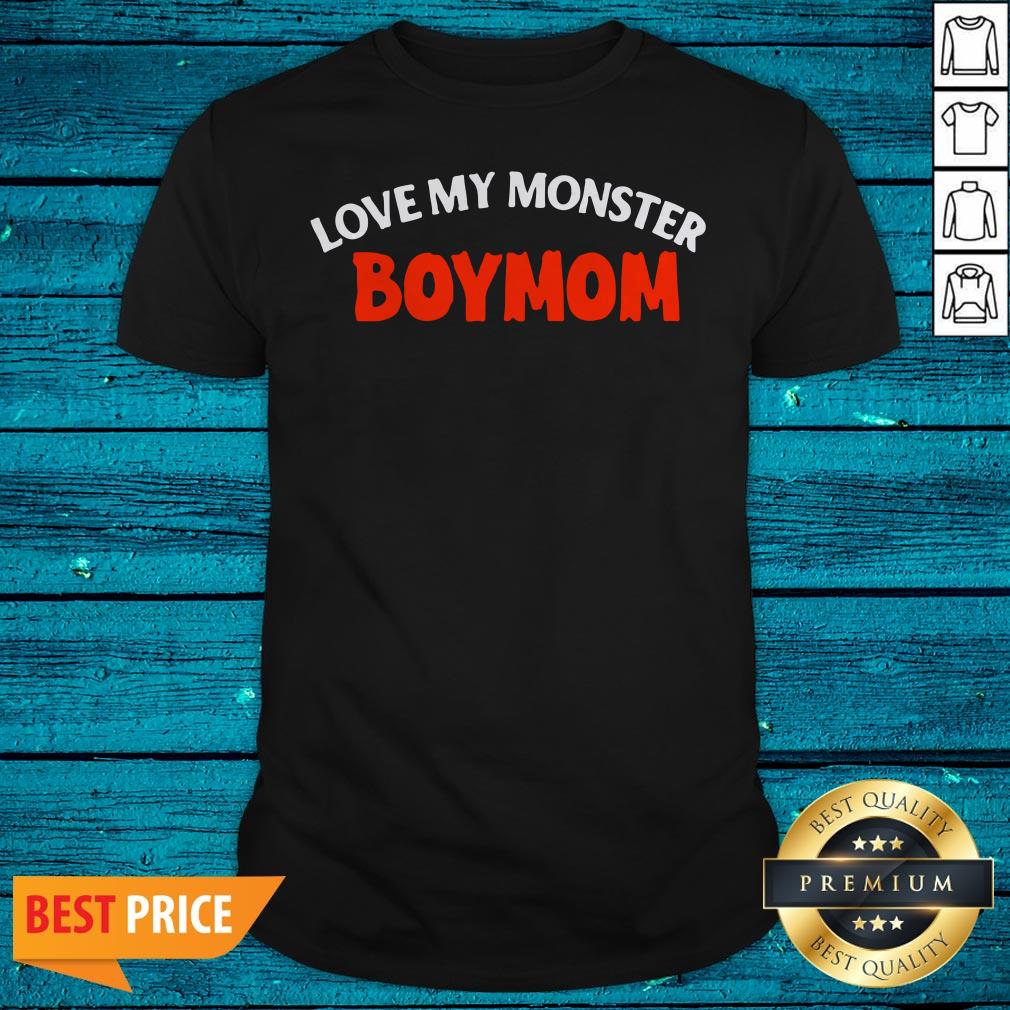 Premium Boymom Love My Monster Halloween Shirt
