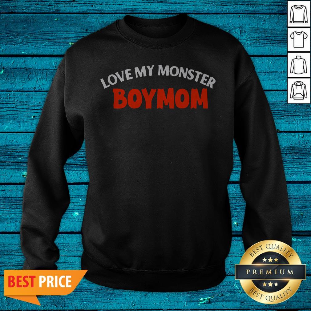 Premium Boymom Love My Monster Halloween Shirt