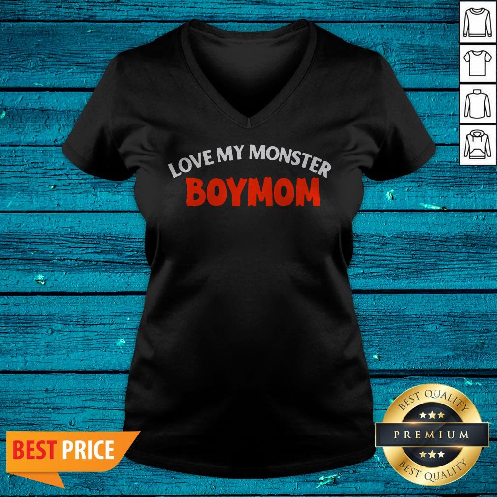 Premium Boymom Love My Monster Halloween Shirt