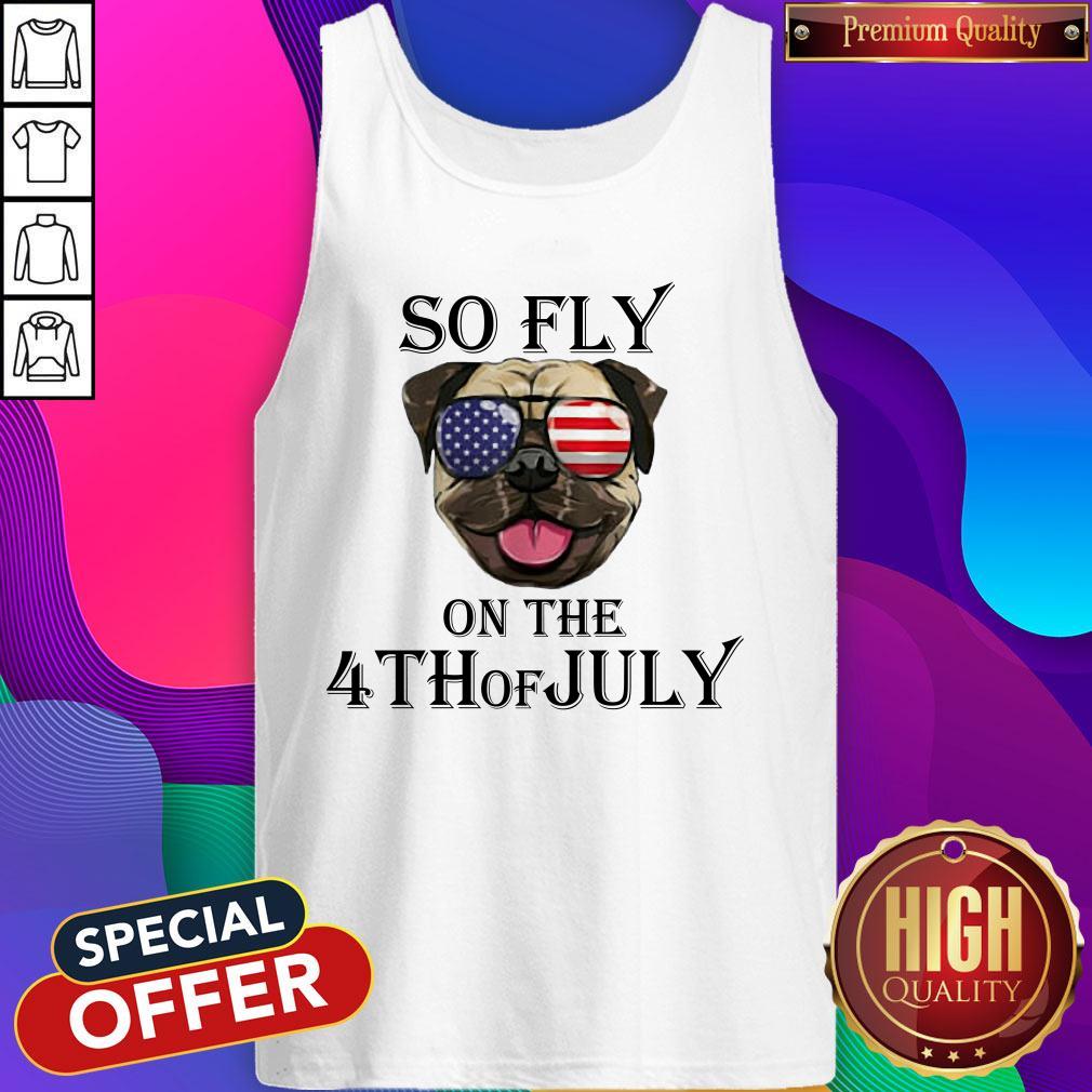 Premium Bulldog So Fly On The 4th Of July Shirt