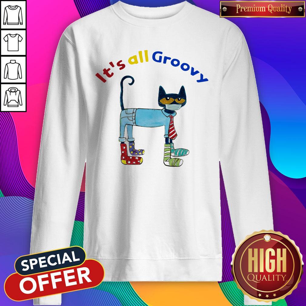 Premium Cat Mask It's All Groovy Shirt