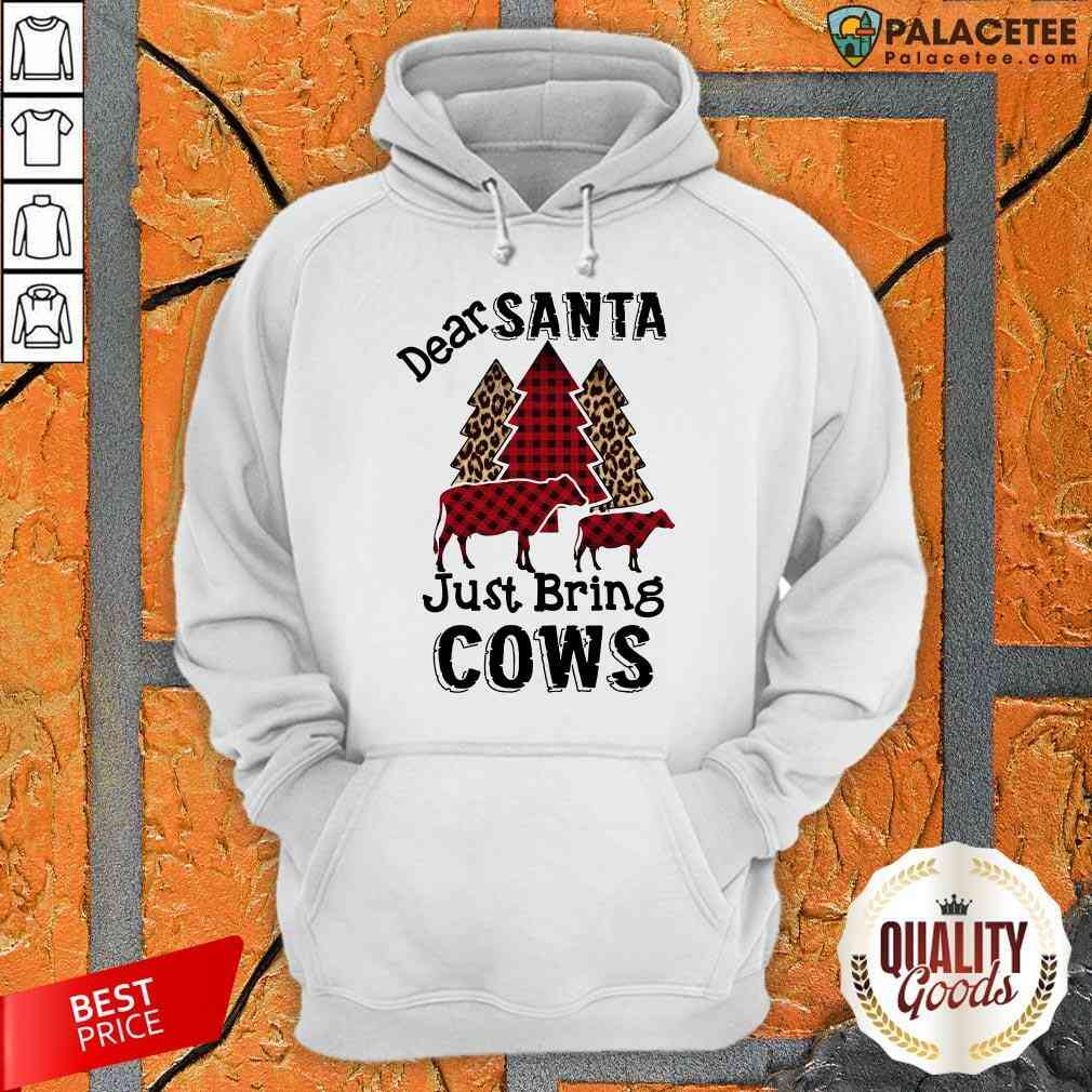Premium Dear Santa Just Bring Cows Tree Shirt