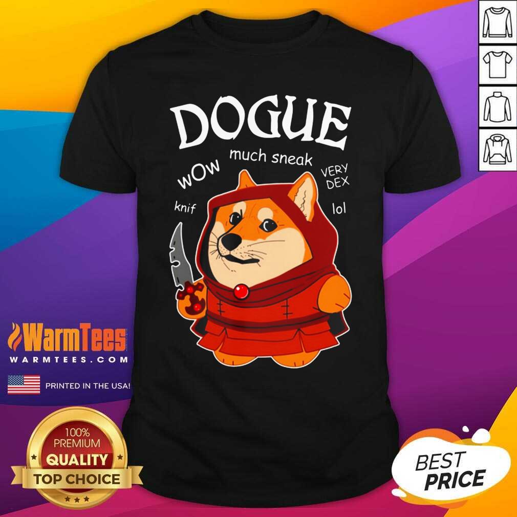Premium Dogue Wow Much Sneak Very Dex Knif Lol Corgi Shirt