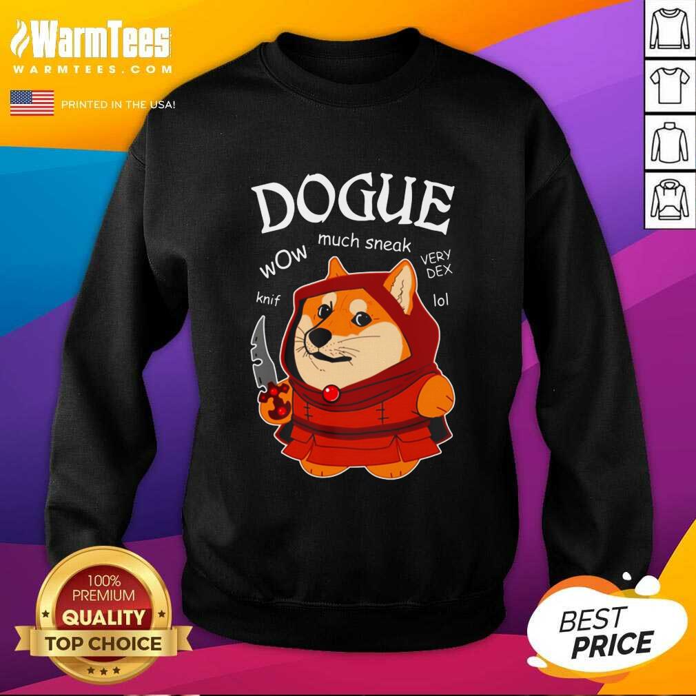 Premium Dogue Wow Much Sneak Very Dex Knif Lol Corgi Shirt