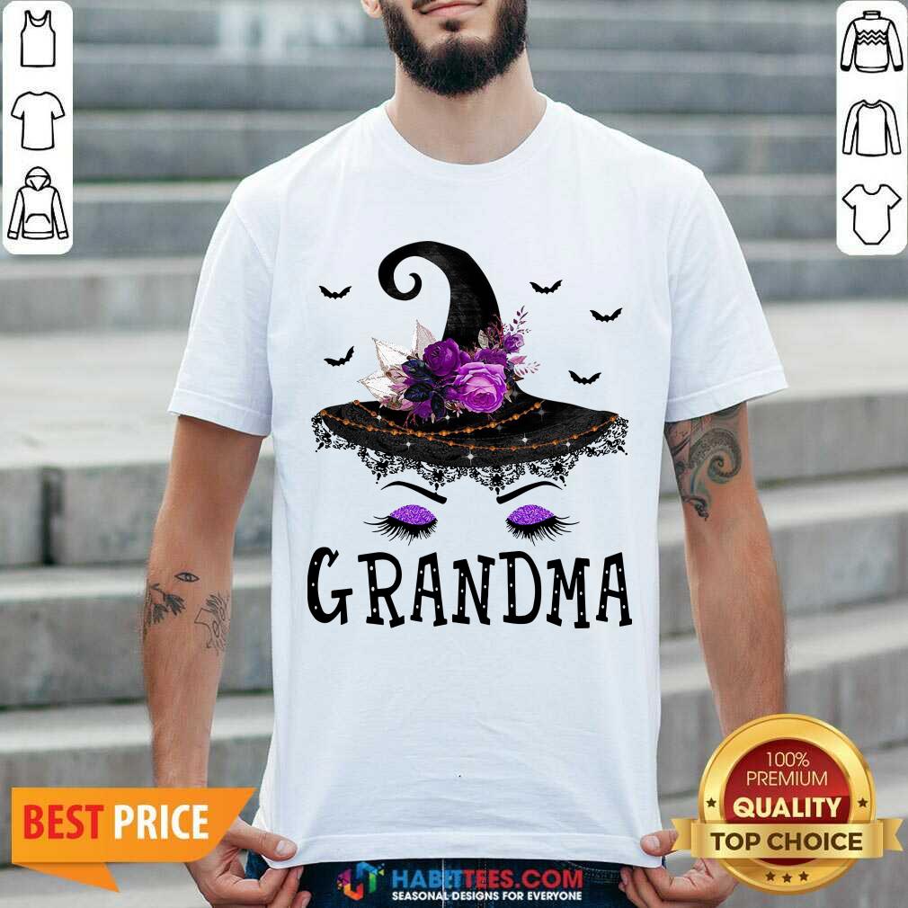 Premium Grandma Witch Hat Halloween Shirt