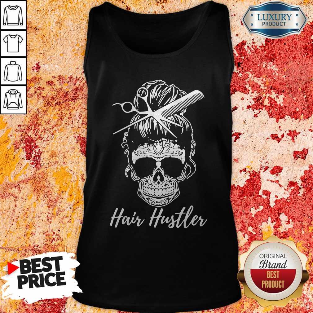 Premium Hair Hustler Skull Shirt