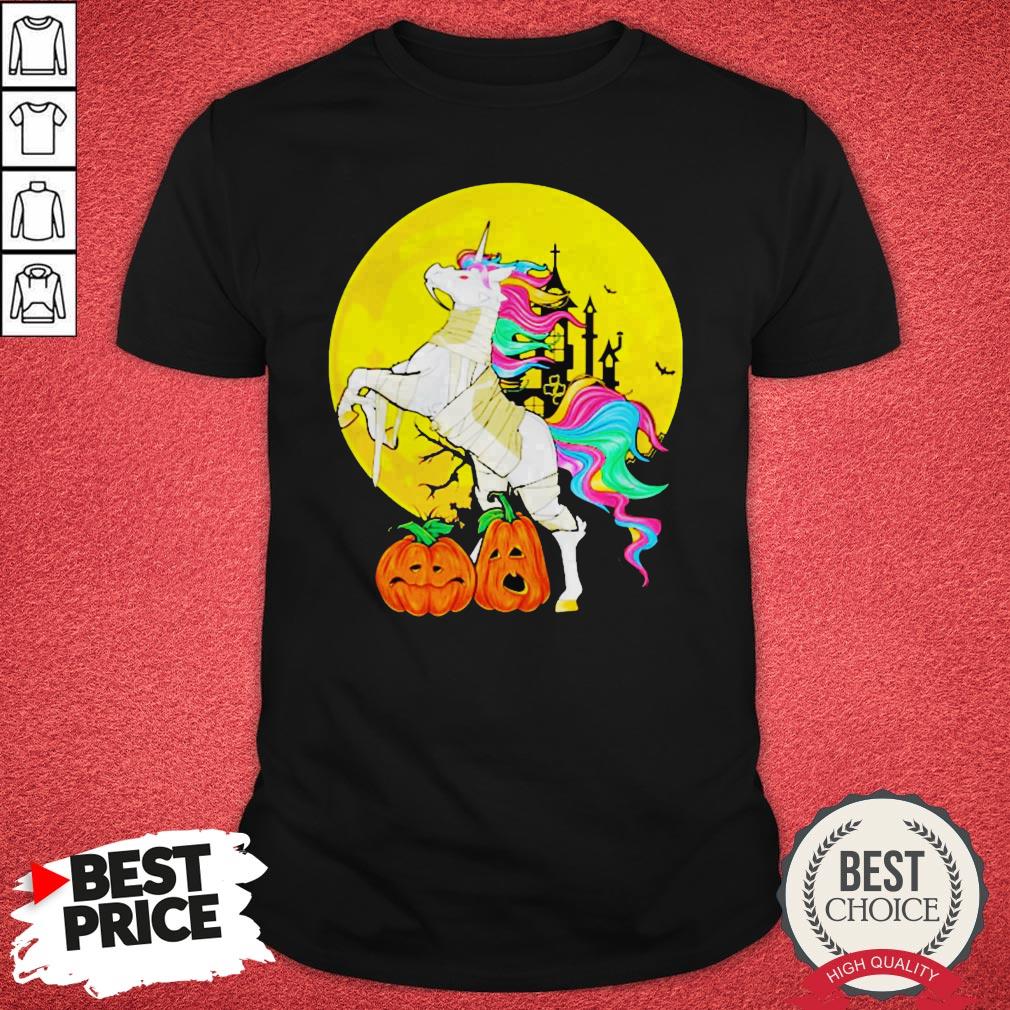 Premium Halloween Unicorn Pumpkin Shirt