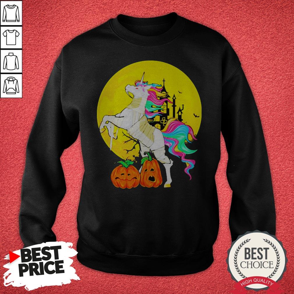 Premium Halloween Unicorn Pumpkin Shirt