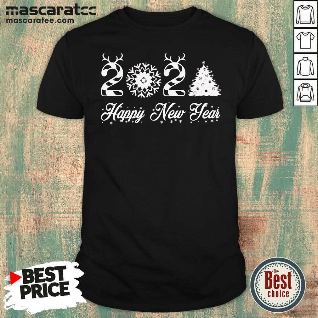 Premium Happy New Year 2021 Christmas Tree Xmas’s Shirt