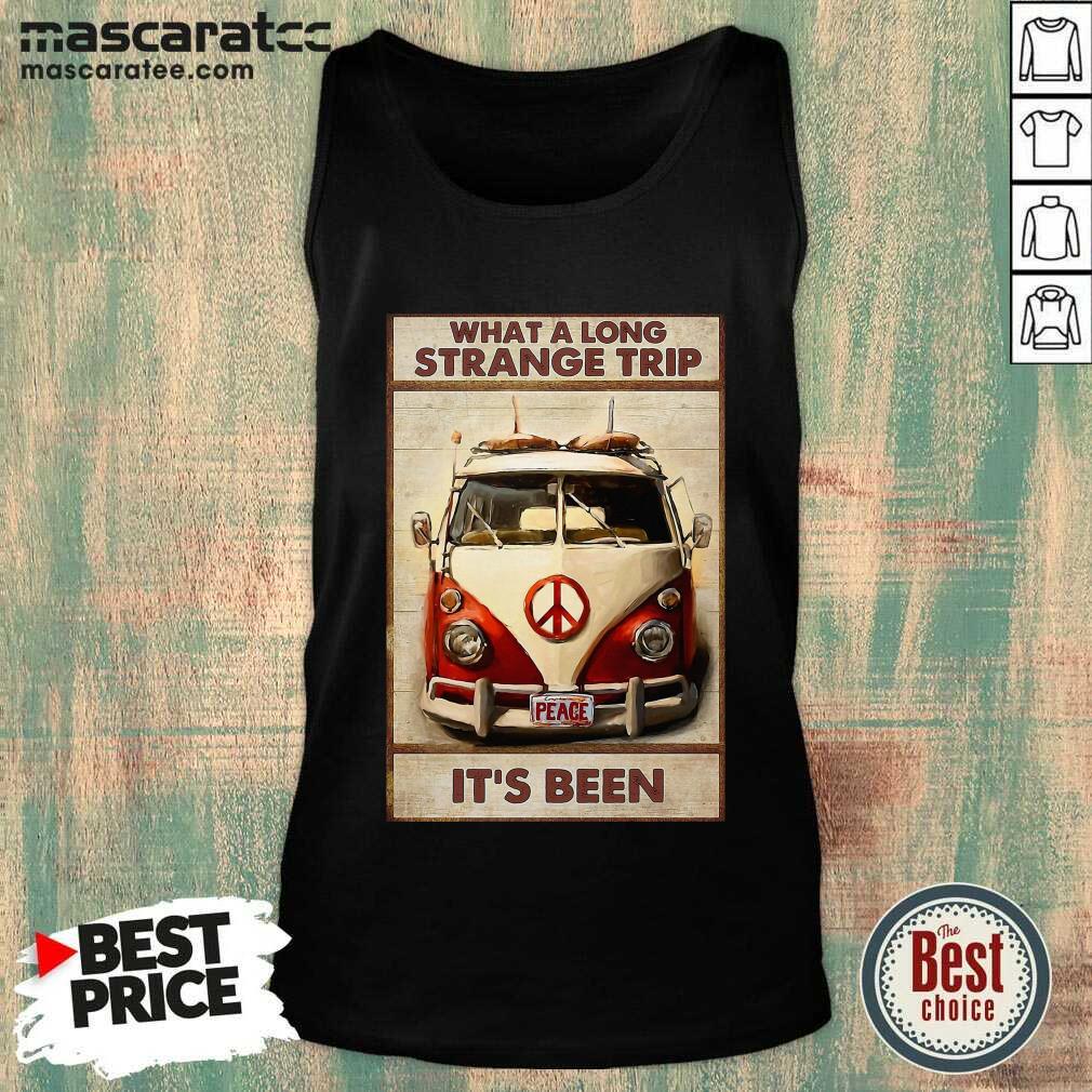 Premium Hippie What A Long Strange Trip It’s Been Bus Peage Shirt