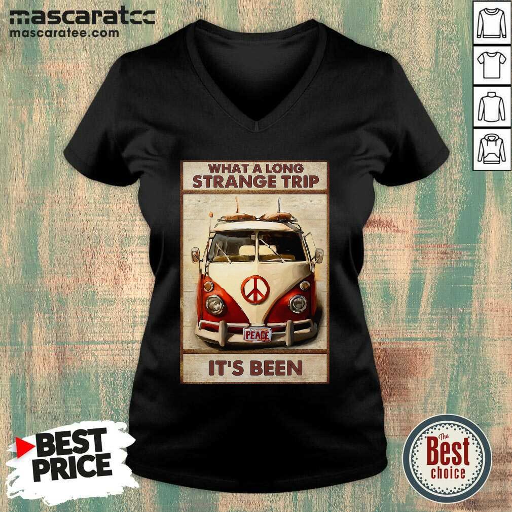 Premium Hippie What A Long Strange Trip It’s Been Bus Peage Shirt