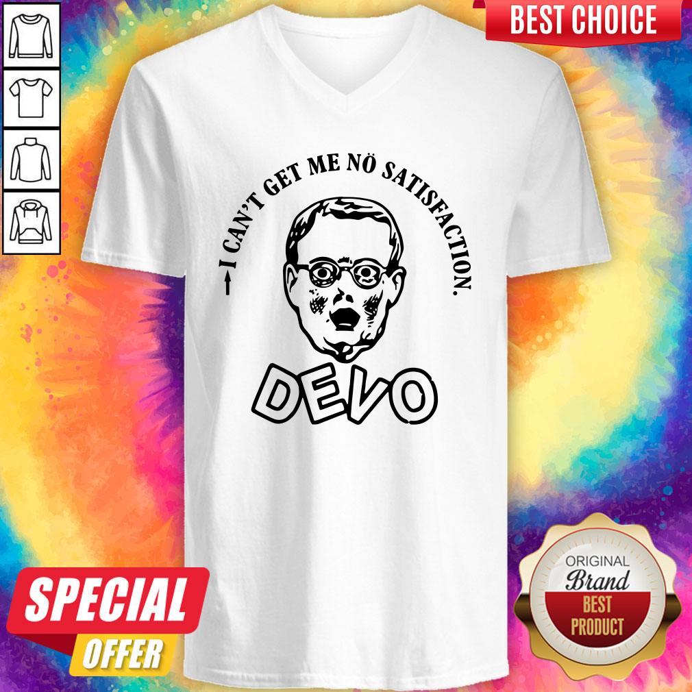 Premium I Can Get Me No Satisfaction Devo Shirt