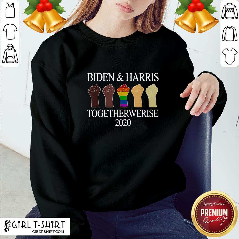 Premium Joe Biden Kamala Harris Togetherwerise 2020 Shirt