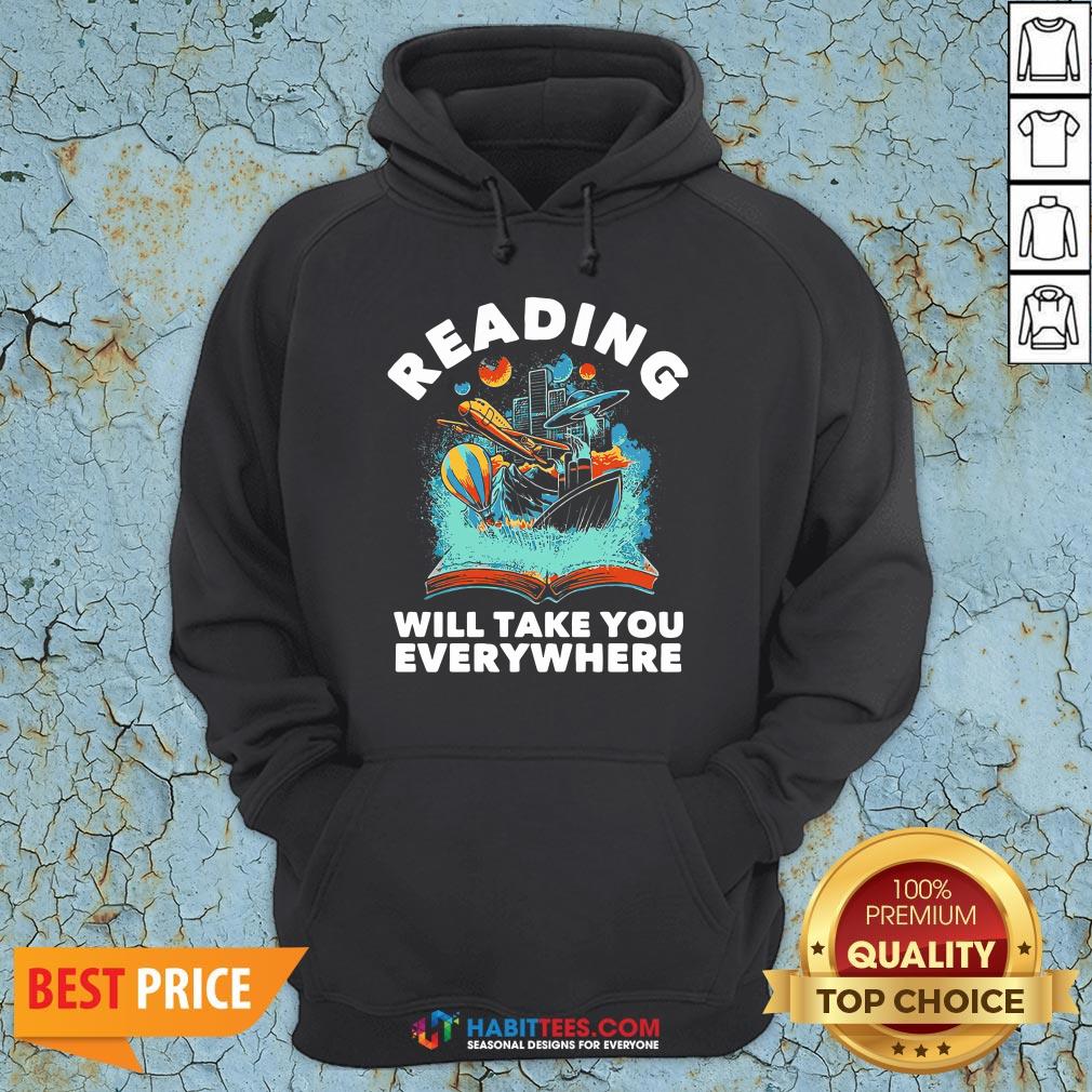 Premium Librarian Reading Will Take You Anywhere Shirt