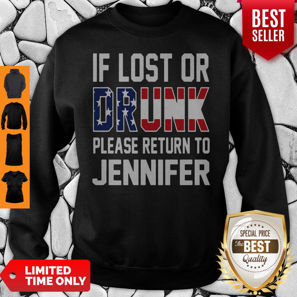 Premium Lost Or Drunk Please Return To Jennifer Shirt