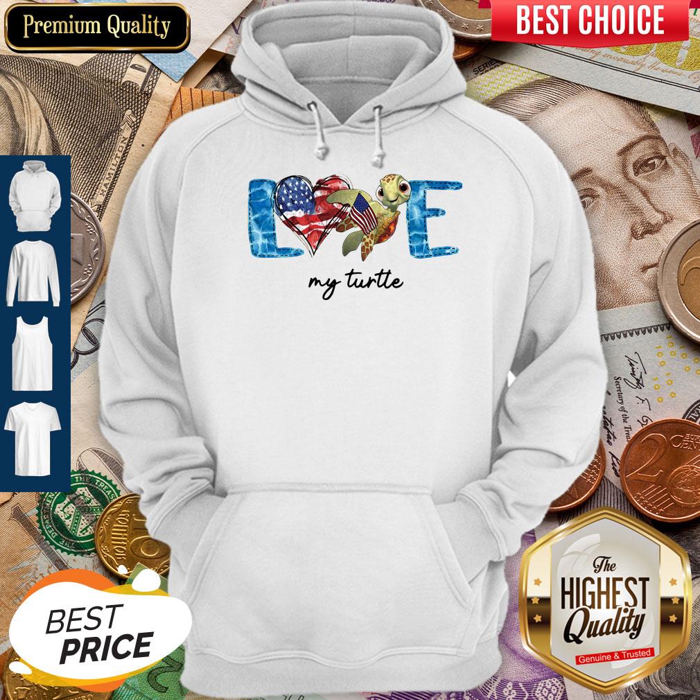 Premium Love My Turtle American Shirt
