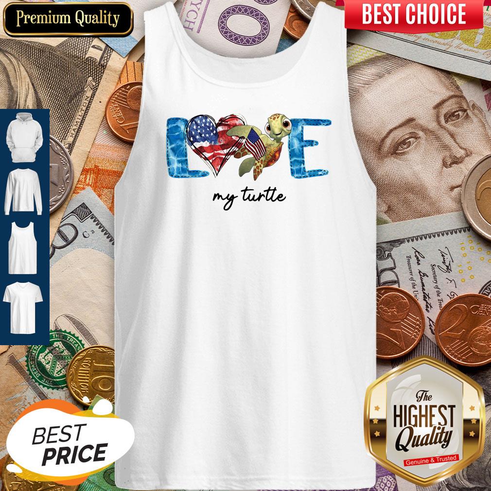 Premium Love My Turtle American Shirt