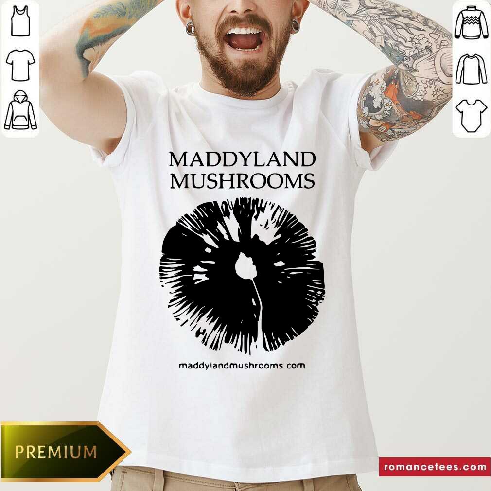 Premium Maddyland Mushrooms With Black Image Shirt
