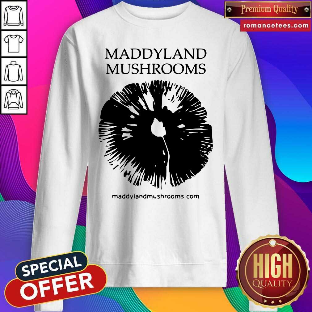 Premium Maddyland Mushrooms With Black Image Shirt