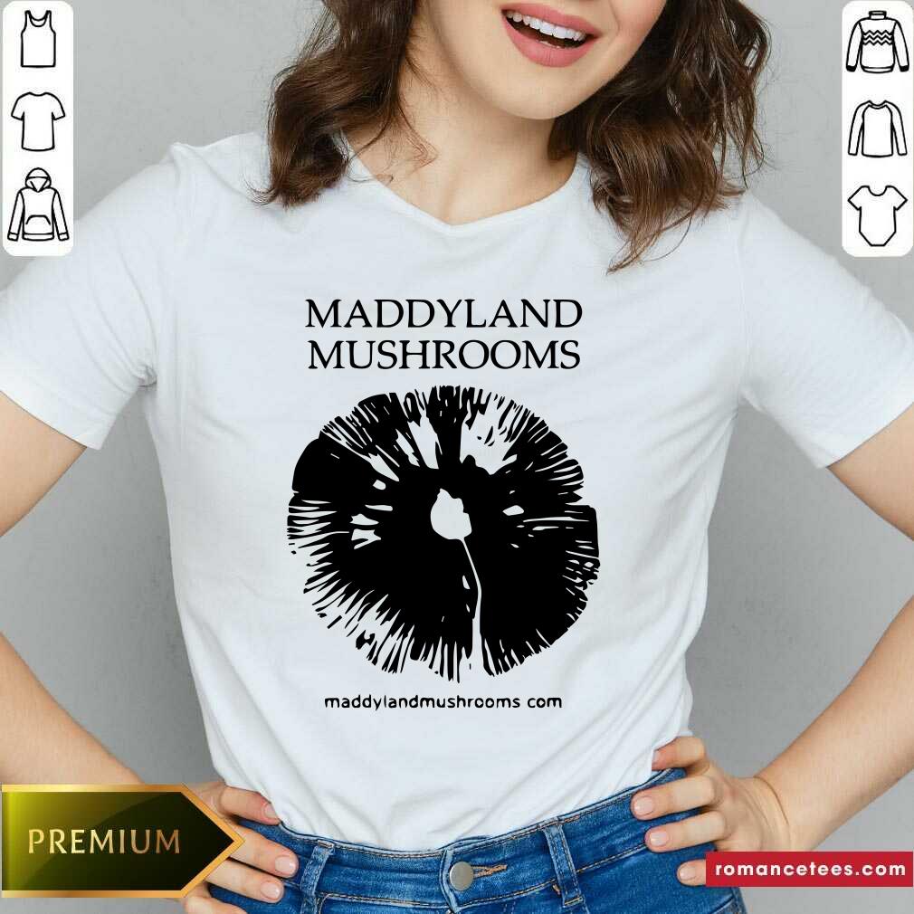 Premium Maddyland Mushrooms With Black Image Shirt