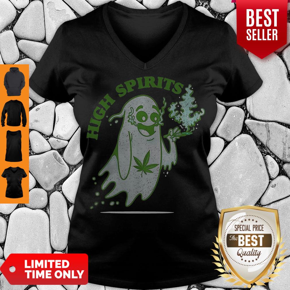 Premium Marijuana Weed Smokers High Spirits Shirt